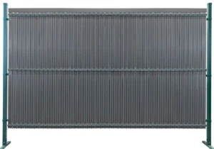 Listwa pionowa do paneli ogrodzeniowych - komplet 153 x 250 cm mm antracyt RD03
