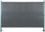 Listwa pionowa do paneli ogrodzeniowych - komplet 123x250 cm antracyt RD03