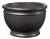 Donica ceramiczna 75.414.35 | Glazed Chalice 35 x 26 cm Grafit