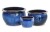 Donica ceramiczna 75.421.28 | Glazed Round-pot 28 x 16 cm Kobalt