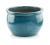 Donica ceramiczna 75.422.28 | Glazed Round-pot 28 x 16 cm Turkus