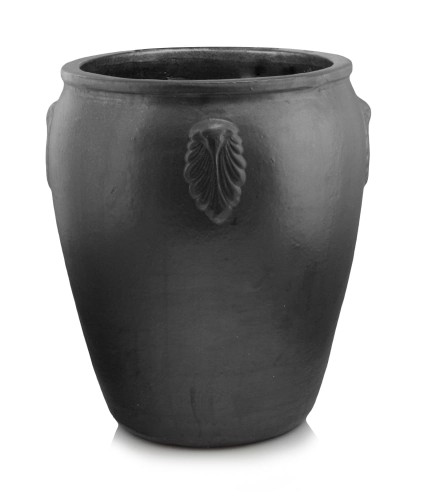 Donica ceramiczna 75.444.48 | Glazed Dzban duży 49 x 48 cm Grafit