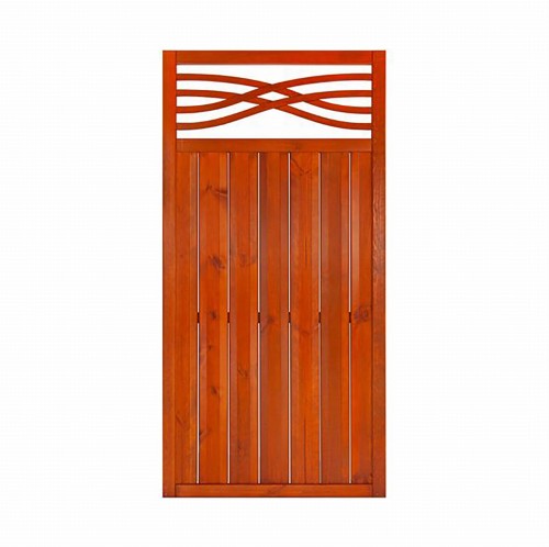 Płot boazeryjny 180 x 90 cm MALAGA Teak