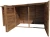 Obudowa kosza dwustanowiskowa 132 x 157 x 97 cm impregnacja Brąz