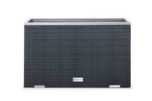 Donica Technorattanowa 100 x 30 x 60 cm wyk.aluminium [Kolor: Zielony RD12]
