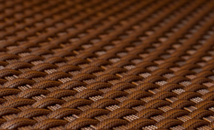 Mata technorattanowa 120 x 300 cm brąz
