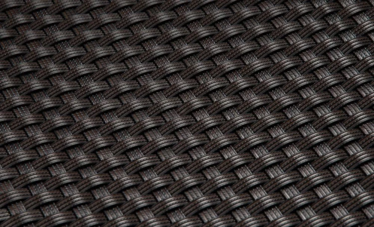 Mata technorattanowa 100 x 300 cm ciemna czekolada