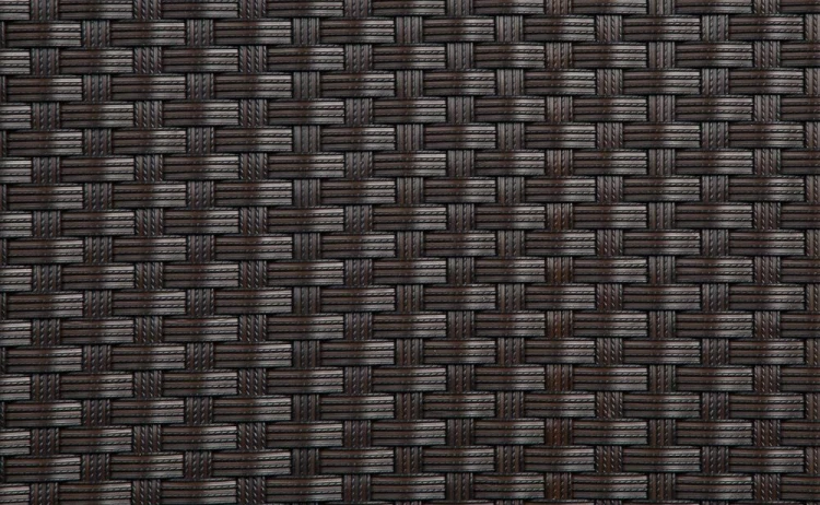 Mata technorattanowa 120 x 300 cm ciemna czekolada