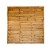 Płot ryflowany 1800 x 1800 mm Prosty Impregnacja Brąz WYPRZEDAŻ