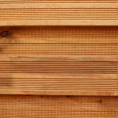 Płot ryflowany 1800 x 1800 mm Prosty Impregnacja Brąz WYPRZEDAŻ