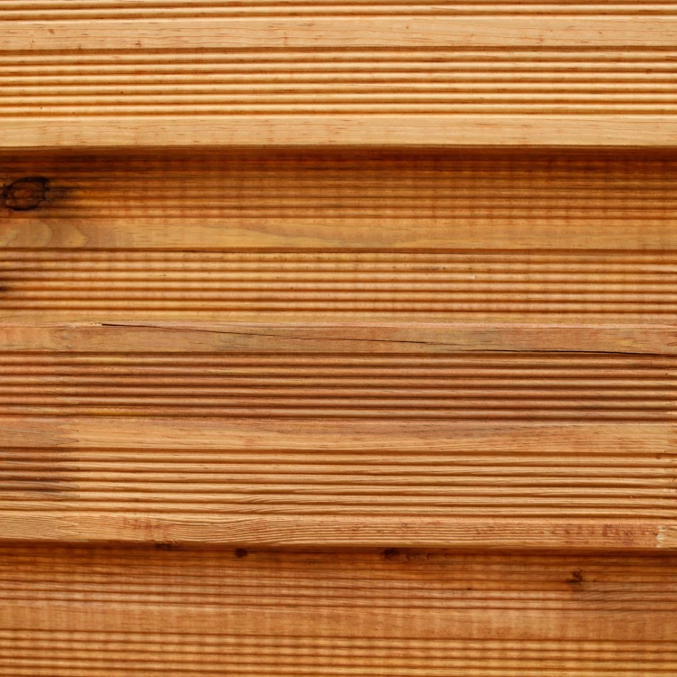 Płot ryflowany 1800 x 1800 mm Prosty Impregnacja Brąz WYPRZEDAŻ