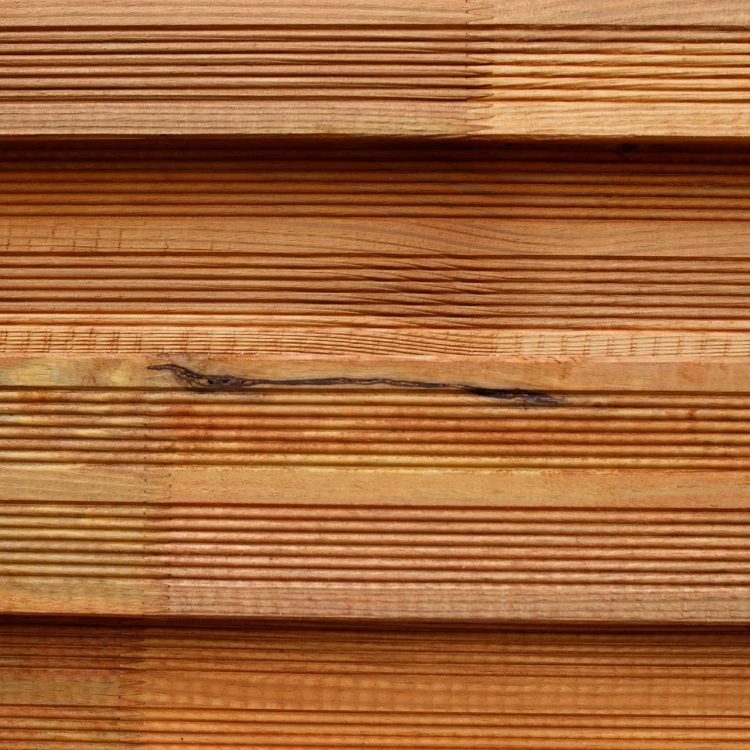 Płot ryflowany 1800 x 1800 mm Prosty Impregnacja Brąz WYPRZEDAŻ