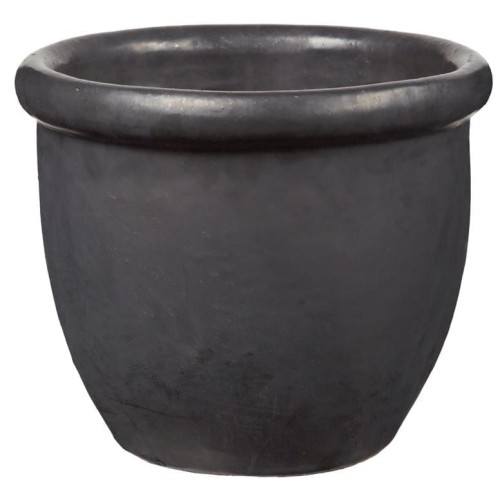 Donica ceramiczna 75.404.40 | Glazed 352pot 40 x 32 cm Grafit