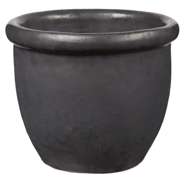 Donica ceramiczna 75.404.40 | Glazed 352pot 40 x 32 cm Grafit