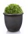 Donica ceramiczna 75.404.40 | Glazed 352pot 40 x 32 cm Grafit
