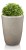 Donica ceramiczna 75.433.44 | Glazed Tall-urn 34 x 44 cm Krem