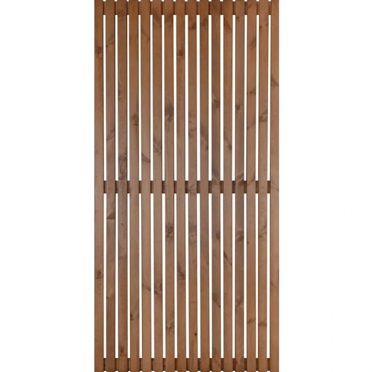 Płot drewniany ANDREWEX QUADRA lamelowy sosna naturalna 180x90 cm - widok produktu