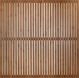 Płot drewniany ANDREWEX QUADRA lamelowy, sosna naturalna, 180x180 cm