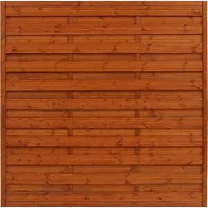 Płot drewniany ANDREWEX CLASSIC ryflowany, teak, 180x180 cm