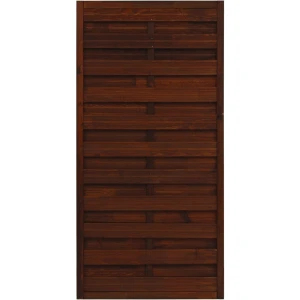 Płot drewniany ANDREWEX CLASSIC ryflowany, brąz, 180x90 cm