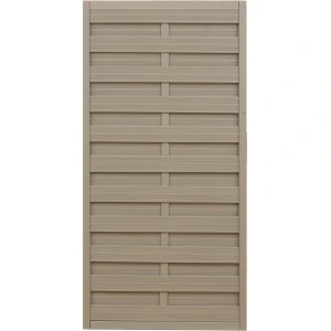 Płot drewniany ANDREWEX CLASSIC ryflowany, szary, 180x90 cm