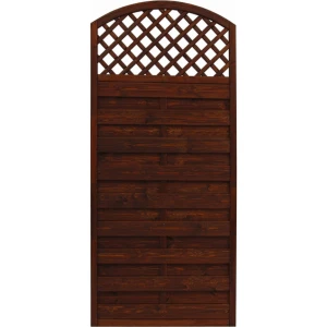 Płot drewniany z kratką ANDREWEX BORDEAUX ryflowany 180/195x90 cm