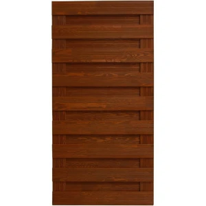 Płot drewniany ANDREWEX GOCH ryflowany, teak, 180x90 cm