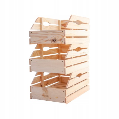Skrzynka drewniana ANDREWEX TIMBER, zestaw 3 szt.