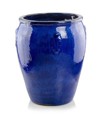 Donica ceramiczna 75.441.48 | Glazed Dzban duży 49 x 48 cm Kobalt
