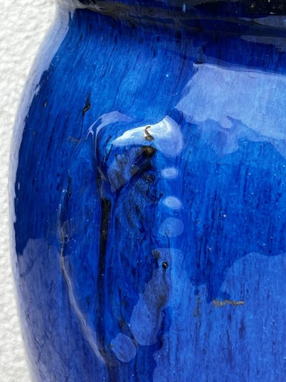 Donica ceramiczna 75.441.48 | Glazed Dzban duży 49 x 48 cm Kobalt