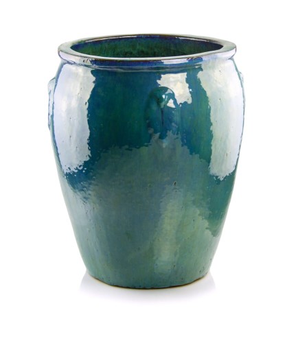 Donica ceramiczna 75.442.48 | Glazed Dzban duży 49 x 48 cm Turkus