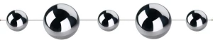 Metalowa kula 10 x 100 cm 74.005.10 hanging decoballs - chrome