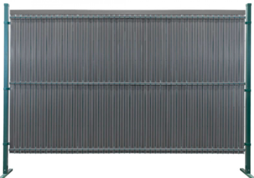Listwa pionowa do paneli ogrodzeniowych - komplet 173 x 250 cm antracyt RD03