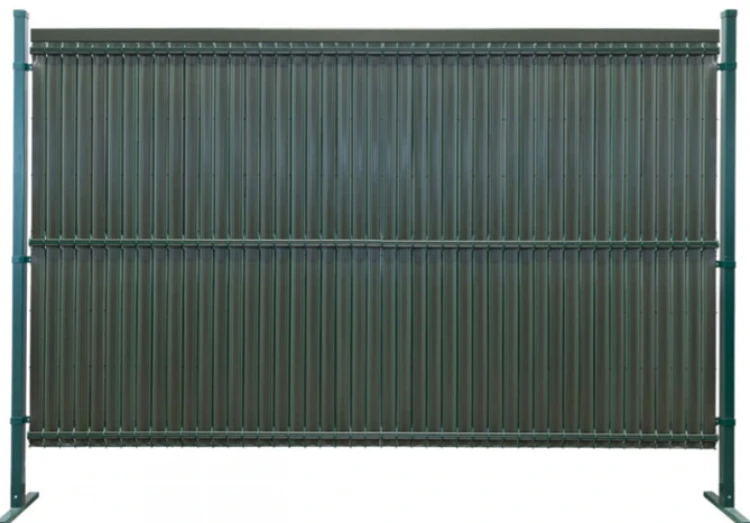 Listwa pionowa do paneli ogrodzeniowych - komplet 173 x 250 cm zieleń RD12