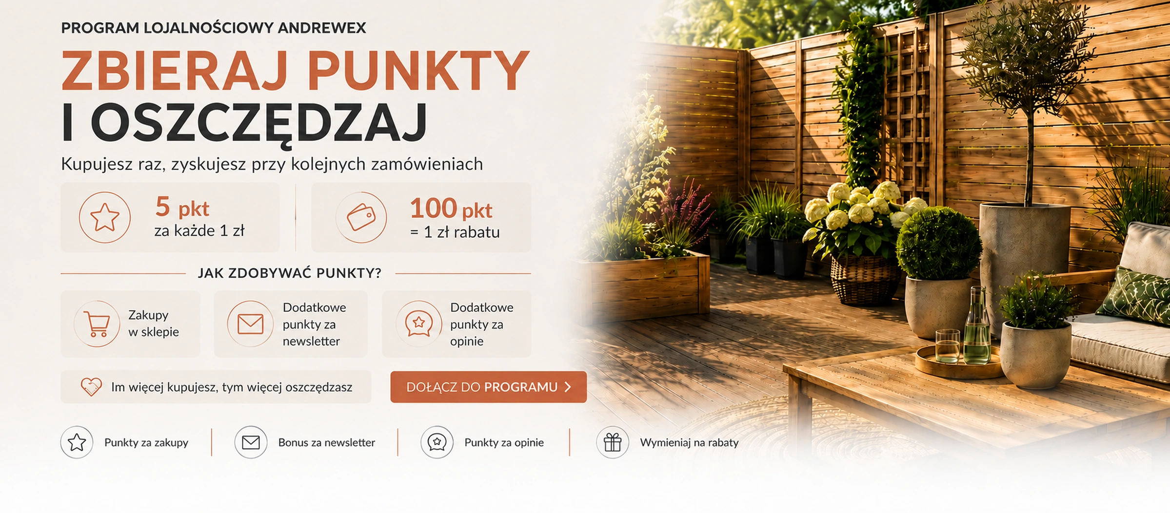 Zbieraj punkty i oszczędzaj