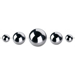 Metalowa kula 15 x 120 cm 74.006.15  hanging decoballs - chrome