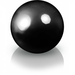 Ekskluzywna kula dekoracyjna 500 x 500 mm 95.016.50 Fiber decoball black