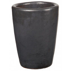 Donica ceramiczna 75.434.44 | Glazed Tall-urn 340 x 440 mm Grafit