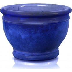 Donica ceramiczna 75.411.35 | Glazed Chalice  350 x 260mm Kobalt