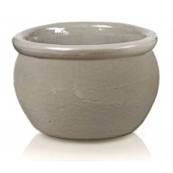 Donica ceramiczna 75.423.28 | Glazed Round-pot 280 x 160 mm Krem_main_photo