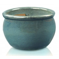 Donica ceramiczna 75.422.38 | Glazed Round-pot 380 x 250 mm Turkus_main_photo