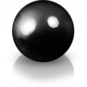 big_image_Ekskluzywna kula dekoracyjna 500 x 500 mm 95.016.50 Fiber decoball black