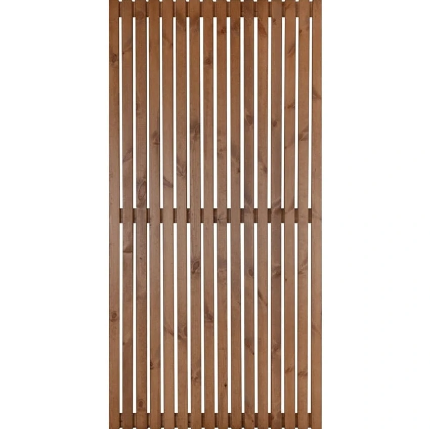 Panel QUADRA 180 × 90 cm, sosna naturalna, z pionowymi lamelami.